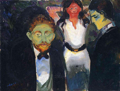 Jealousy Edvard Munch